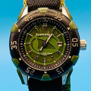 FREESTYLE SHARK KAMPUS MID FS80942 Women’s Watch Backlight Green Strap Working